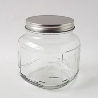 Jual 600 ml Toples kaca ukuran 10.3x10.3x11cm, murah dan bisa grosir Murah