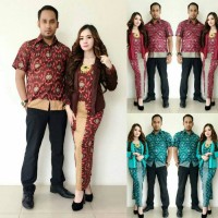 Jual BAJU BATIK COUPLE SARIMBIT GAMIS ALIERA/SERAGAM PESTA/HIJAB MODERN Murah