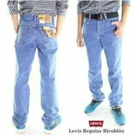Jual Celana Jeans Levis Standar BiruBlitz / Celana Levis Denim Pakaian Pria Murah