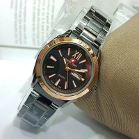 JAM TANGAN WANITA SWISS ARMY ROMA BLACK LIST ROSE