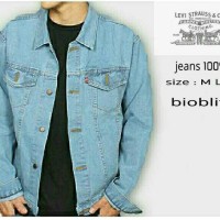 JAKET JEANS PRIA LEVIS BIRU MUDA - BIOBLITZ - ARIEL - LEVI'S - MURAH