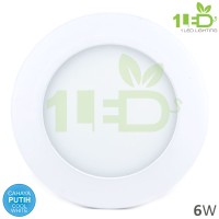 Jual Lampu downlight LED Panel 6W Putih 6 W Watt 6Watt Tipis Murah