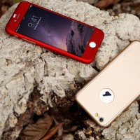 Jual Casing Hp Cover Iphone 5 5s 6 6s 6 Plus 6s Plus 360 Case Free Tempered Murah