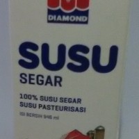 Jual Susu Segar DIAMOND rasa PLAIN isi 6 pcs @ 1 liter Murah