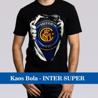 Jual Kaos Distro Bola Inter Milan Superman / Liga Italia SERI A / 3D Murah