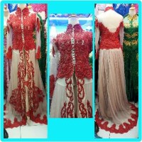 setelan kebaya pengantin set rok