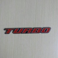 Jual Emblem Turbo Warna Merah Murah