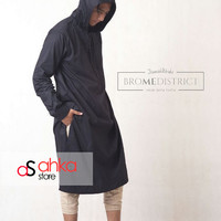 PROMO - Baju Gamis Black Kaftan Hoodie by Bromedistrict