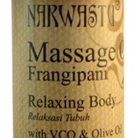 Minyak Pijat bunga kamboja Narwastu Massage Oil Frangipani - 100ml
