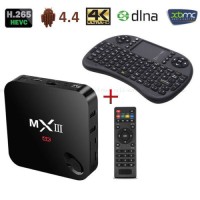 android TV BOX MX-IIIG CPU S812 RAM 2GB OS Android 5.1 + I8 paket plus