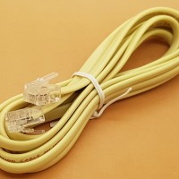 Kabel LINE Telpon KITANI 2 m + Jack RJ 11 Telepon Telfon Cable 2 m
