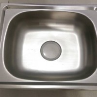 Jual BAK CUCI PIRING STAINLESS STEEL 1 LUBANG + AFUR / KITCHEN SINK Murah
