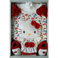 Jual Paket Perlengkapan Bayi Baru Lahir Hello Kitty Merah / Baby Gift Set Murah