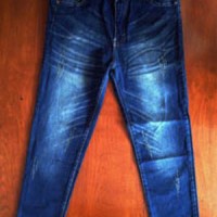 Jual Celana Jeans Denim Garment Wash Ukuran Super Jumbo 35-38 Murah