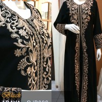 Jual Gamis Pesta Abaya Hitam, Gamis Abaya, Abaya Murah, Gamis Cantik GJB006 Murah