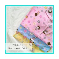Baju Tidur Short Pants Kaos Midori/Piyama Lucu/Baju Tidur Dewasa
