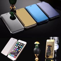 Jual Casing HP Iphone 5 5s 6 6s 6 Plus Elegant Flip Cover Mirror Murah