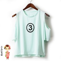 baju sabrina blouse korea tangan bolong buntung pakaian korea import