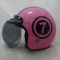 Helm Bogo (Retro) 7 Pink CAM