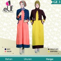 Gamis Elif GE 03 / Dress Muslim Murah