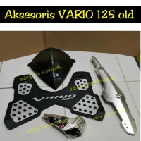 Jual Paket aksesoris vario 125 pgmfi OLD visor karpet knalpot air filter Murah