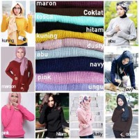 Jual sweater rajut roundhand Murah