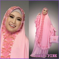 Jual Produsen Mukena Mukenah Dubai Katun Jepang Anak Abaya Baby Pink Murah