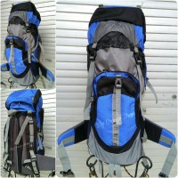Tas Gunung murah Sioux Ransel Camping Carrier Shioux 50l Biru