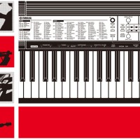 YAMAHA KEYBOARD PORTABLE PSR-F50 / PSR F50 / F 50