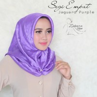 jilbab hijab purple kerudung segi empat / pesta / formal