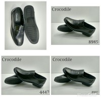 New sepatu Kerja merk CROCODILE Pantofel Kantor Pria Kulit Murah