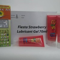 Jual Fiesta Lubrican Gel Strawberry / Cairan Pelumas / Pelicin Murah