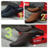 Jual Sepatu Pria Kickers Sandal Tutong Navona Slop Santai Pria Murah Murah