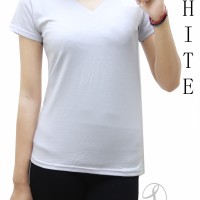 Jual Baju kaos cewek wanita zara basic vneck spandek grosir Murah