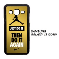 Nike Gold Texture W3437 Casing Samsung Galaxy J3 2016 Custom Case Cove