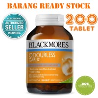 Jual Blackmores Odourless Garlic BPOM Kalbe 200 Tablet (Imun & Kolesterol) Murah