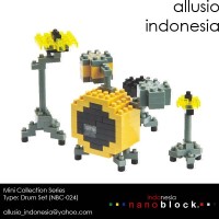 nano Block Original: Drum Set NBC-024 MURAH