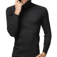 Jual premium men's knitted Pullovers Turtleneck sweater / turtleneck pria Murah