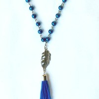 Jual Kalung Tassel Blue TM117 Murah