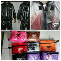 jas sauna jas hujan reebok dan adidas