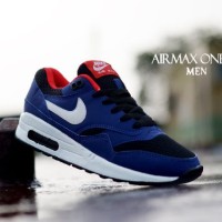 Sepatu Nike Air Max One Nevy List Putih Size 40-44 Murah