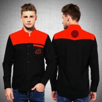 Kemeja Anime Naruto Konoha Special Shirt (KM KN 19)
