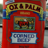 Jual CORNED BEEF OX & PALM 340g net /daging sapi/instan food Murah
