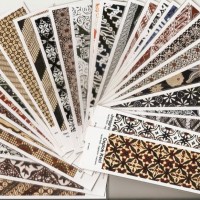Jual 1 SET SELIPAN BUKU BATIK / BATIK BOOKMARK ISI 30 LEMBAR Murah