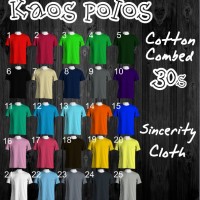 Jual Kaos Polos Bahan Asli Cotton Combed 30s Size XL Bandung Murah