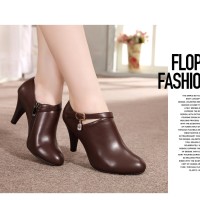 Jual SEPATU HIGH HEELS OG01 COKLAT Murah