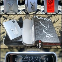 Jual ZIPPO PLAYBOY BUNNY LOGO EMBLEM 200 PB 110 Murah