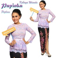 KEBAYA WISUDA PESTA, TUNANGAN PEPLUM MODERN