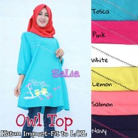 jual blus muslim motif owl atasan wanita blouse muslimah baju muslim nayla collections jual blus muslim motif owl atasan wanita blouse muslimah baju muslim nayla collections