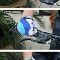 Jual ATI Cycle Zone Half Finger Silicone Gel Cycling and Motorcycles Gloves Murah